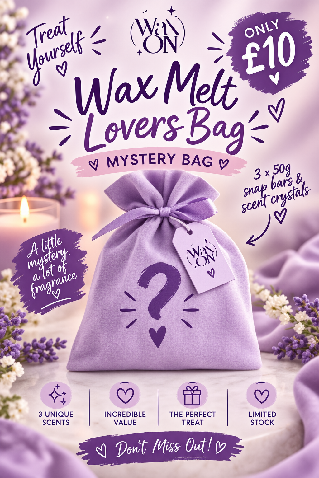 £10 Mystery Wax Melt lovers bag