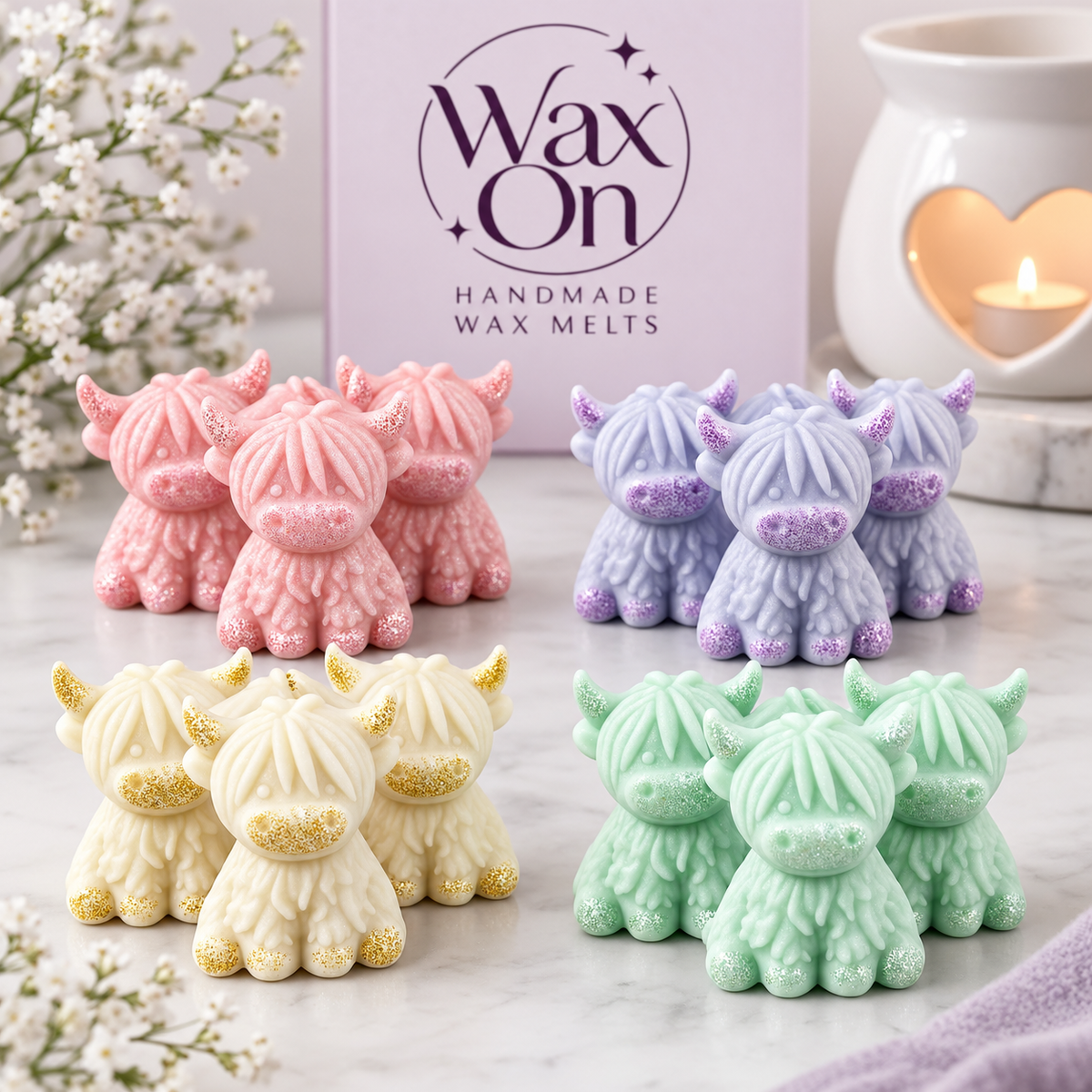 Highland cow mini melts